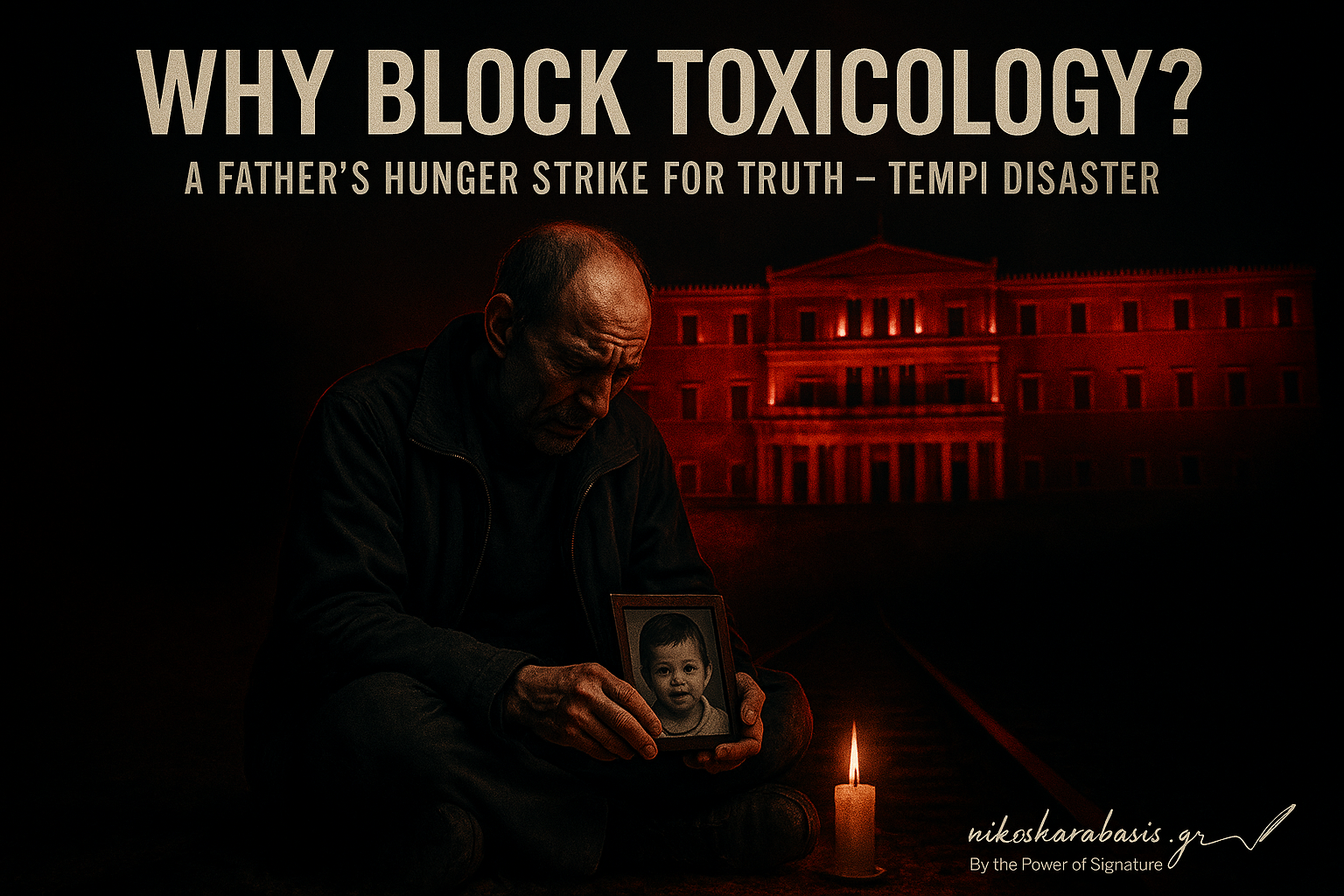 ⚖️ Tempi Disaster – A Father’s Hunger Strike for Truth